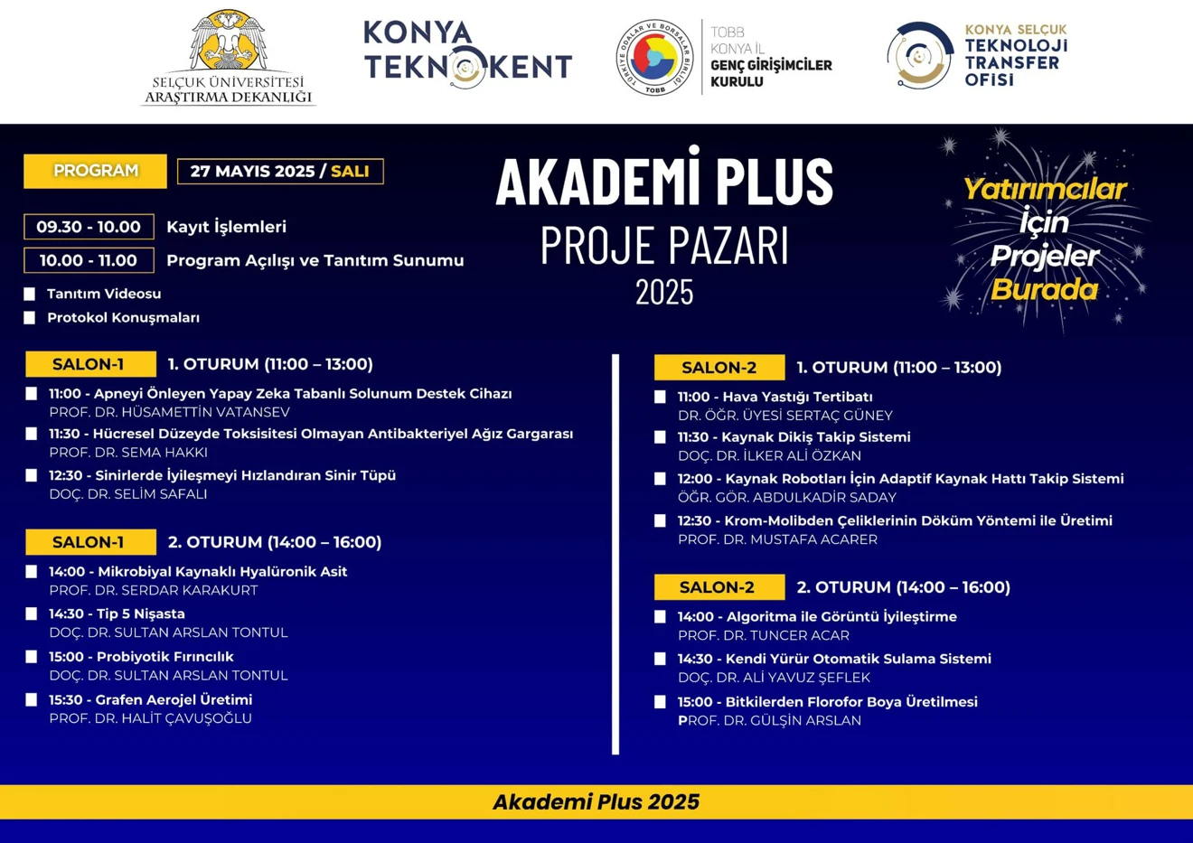 AKADEMİ PLUS PROJE PAZARI 2025 ETKİNLİĞİ